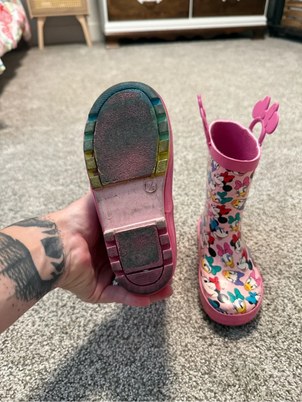 Girl’s Minnie Mouse Rain Boots